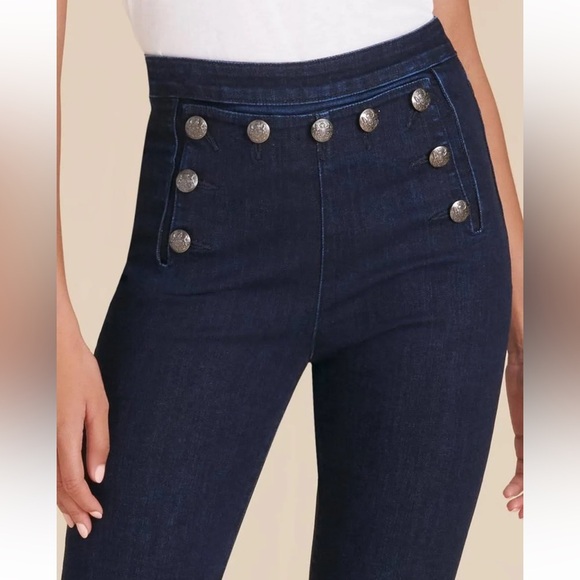 Veronica Beard Jane Sailor Skinny Jeans Size 25 / 0 - Picture 2 of 10